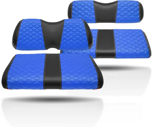 Miniatura 25 de Fundas de asiento de carrito de golf, delanteras y traseras, impermeables y resistentes al sol, de piel de vinilo de grado marino, accesorios