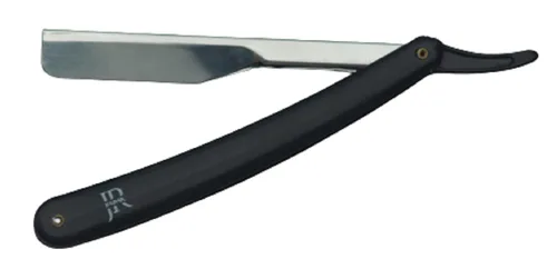 Miniatura 4 de Peluquero Maquinilla de afeitar recta Salón de afeitar afeitado SHAVETTE RASOI RASOIRS 10 HOJAS (NEGRO)