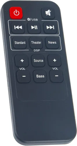 Miniatura 2 de Nuevo RMT-HSB318 RMTHSB318 - Control remoto de repuesto compatible con Insignia Soundbar Home Theater Speaker NS-HSB318 NSHSB318