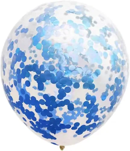 Miniatura 6 de Globos, 12 globos de aluminio para niños de 11 años para decoración de fiesta de cumpleaños de 11 años, globos de confeti, globos de fiesta, Azul 11