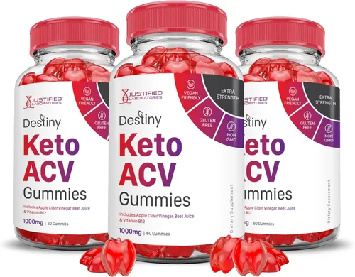 Miniatura 9 de Justified Laboratories Destiny Keto ACV - Gomitas de fórmula avanzada de 1000 mg Destiny Keto Gummies Vinagre de sidra de manzana formulado con jugo