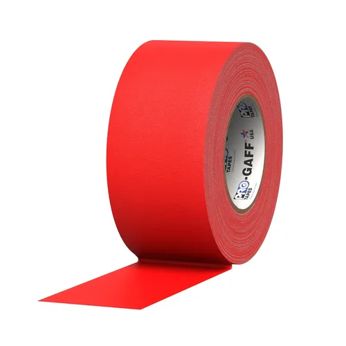 Miniatura 38 de Cinta Pro Gaff Gaffers de 1 pulgada de longitud de 55 yardas de longitud, color azul eléctrico mate. Cinta de alta resistencia de alta calidad