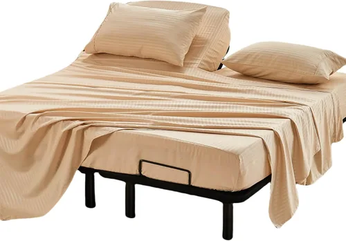 Miniatura 19 de Kingnex Sábanas a rayas para sofá cama de 36 x 72 pulgadas, tamaño individual para sofá cama, microfibra suave de doble cepillado 1800, 3 piezas