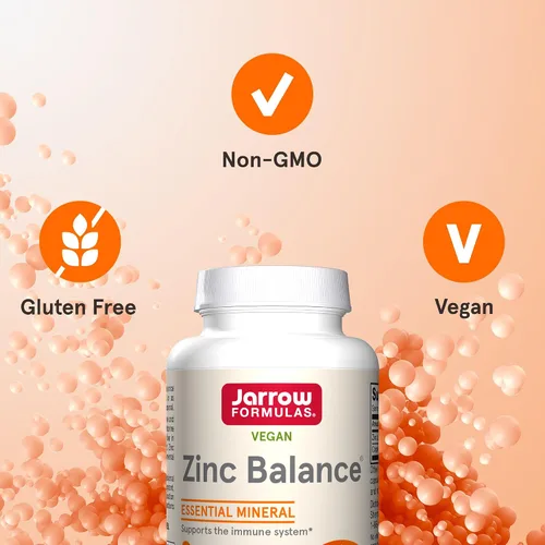 Miniatura 12 de Balance de zinc Jarrow Formulas, refuerza el sistema inmunológico y proporciona protección antioxidante, 100 cápsulas