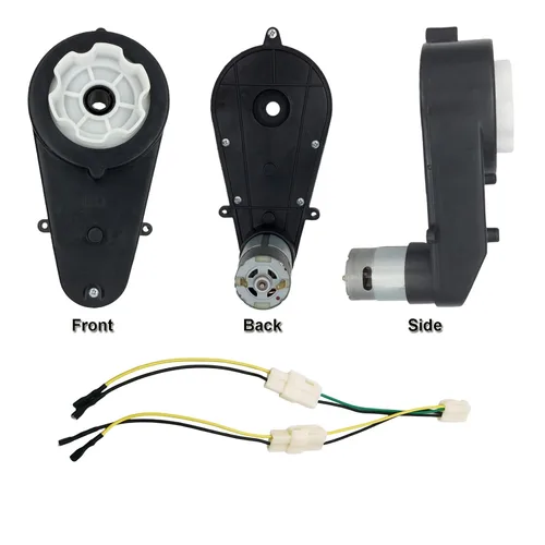 Miniatura 3 de 2 piezas RS550 12000RPM caja de cambios con motor de 12 V CC para montar ruedas alimentadas por automóvil, promoción de motor, motor