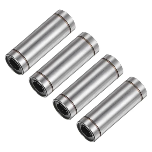 Miniatura 15 de uxcell 12 rodamientos lineales de bolas LM6UU, diámetro de diámetro de 0.236 in, diámetro exterior de 0.472 in, longitud de 0.748 in, rodamiento
