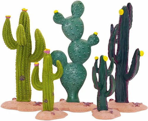 Miniatura 10 de Gemini&Genius Juguetes de lagarto, figuras de lagarto de dragón barbudo, regalo de accesorios de broma, juego aterrador, divertido adorno de pastel