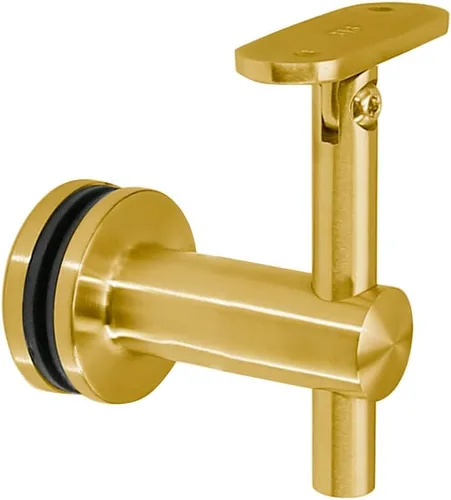 Miniatura 7 de Soporte de pasamanos ajustable de acero inoxidable de grado 316, superficie superior plana para tubo cuadrado, adecuado para vidrio de 1/4 a 1-1/4