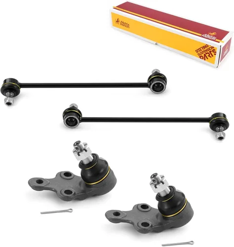 Miniatura 211 de Metrix Premium Chassis Parts - Juego de 4 piezas de articulación de rótula superior y barra estabilizadora delantera para Ford Ranger RWD 1998-2011