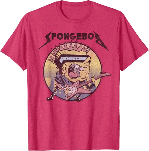 Miniatura 18 de SpongeBob SquarePants Camiseta de manga corta Heavy Metal Rock