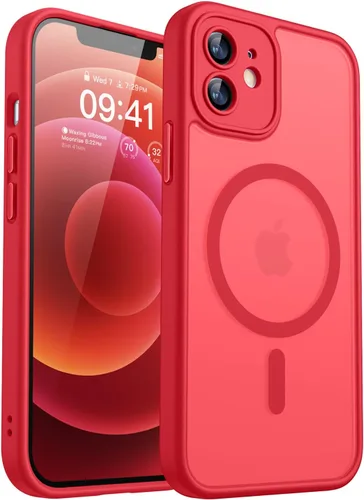 Miniatura 58 de CANSHN Funda magnética compatible con iPhone 17 Pro, mejorada [protección completa de la cámara] [compatible con Magsafe] [mate translúcido] funda