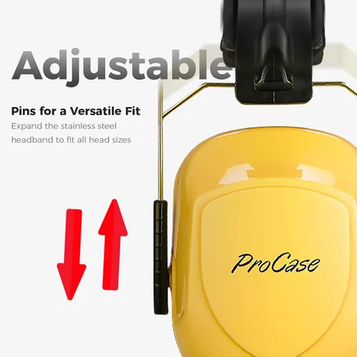 Miniatura 23 de ProCase NRR 28dB Noise Reduction Ear Muffs, Foldable Adjustable Noise Cancelling Headphones