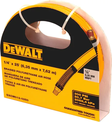 Miniatura 4 de DeWalt Manguera de aire trenzada de poliuretano 1/4" x 25