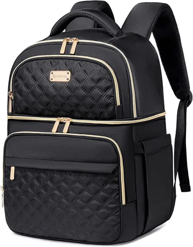 Mochila Refrigeradora Lonchera Mochilas de Doble Piso Caja de Almuerzo, Mochilas Aisladas Bolsas Refrigeradoras de Almuerzo, Lonchera Liviana a