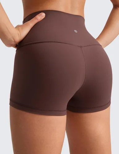 Miniatura 82 de CRZ YOGA Butterluxe - Pantalones cortos de ciclismo de cintura alta para mujer, 2.5 pulgadas, yoga, entrenamiento, elastano, correr, voleibol
