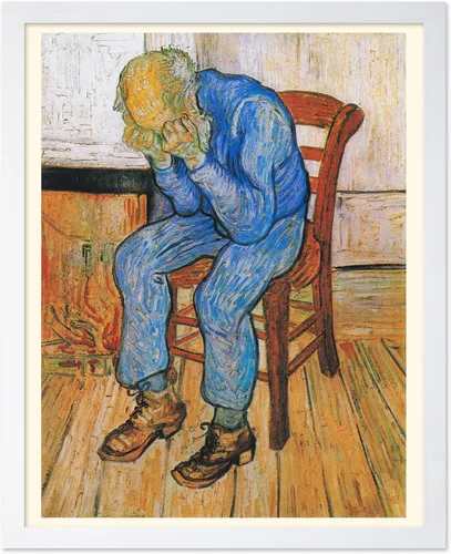 Miniatura 35 de Poster Master Póster clásico de Van Gogh, impresión impresionista vintage, regalo para artista, pintor, autorretrato, sombrero de paja, dibujo