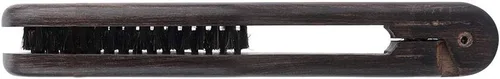 Miniatura 8 de Peine para alisar el cabello, pinza de cerdas de jabalí, cepillo de doble cara con abrazadera de cepillo, sin cepillo eléctrico para desenredar