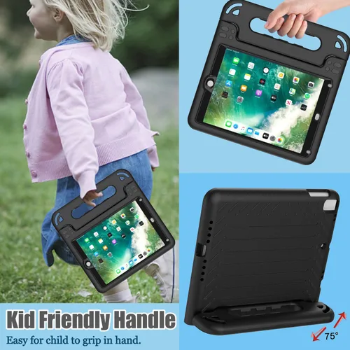 Miniatura 4 de AVAWO funda para iPad 9.7" 2017, para niños., Negro