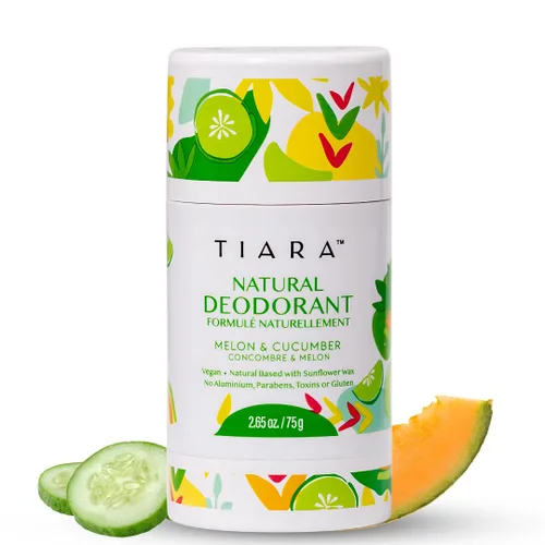 Miniatura 10 de TIARA - Desodorante natural sin aluminio para mujeres y hombres, protección contra olores de larga duración, desodorante para todo el cuerpo,