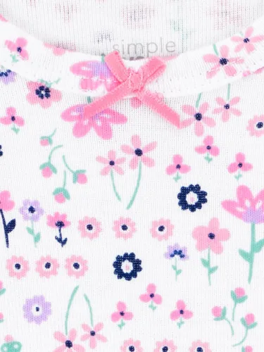 Miniatura 6 de Simple Joys by Carter's Conjunto de 6 piezas de bodis (manga corta y larga) y pantalones para bebé niñas