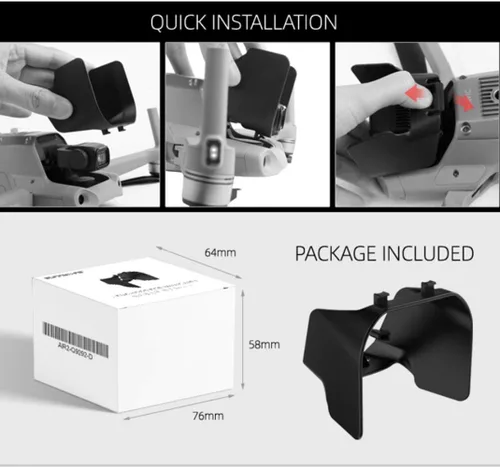 Miniatura 5 de Taoke Mavic Air 2 - Protector de cámara cardán, accesorios para protección solar para Mavic Air 2