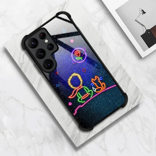 Miniatura 634 de CARLOCA Funda compatible con Samsung Galaxy S22 Ultra, diseño gráfico de Star Howling Wolfs Samsung Galaxy S22 Ultra, diseño gráfico, a prueba