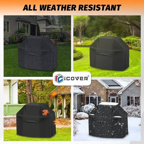 Miniatura 7 de i COVER Funda para parrilla Weber de 22 pulgadas, cubierta impermeable para parrillas Weber Char-Broil de 22 pulgadas, cubierta de barbacoa