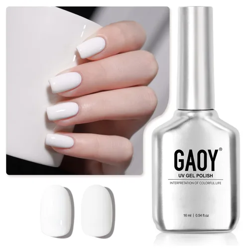 Miniatura 24 de GAOY Esmalte de uñas en gel pastel, 16ml (0.54 onzas líquidas) Rosa, esmalte de gel que se quita remojando y se cura con luz UV para primavera