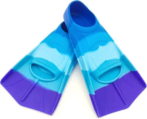 Miniatura 25 de Swimming Training Fins,Comfortable Silicone Flippers for Swimming and Diving,Size Suitable Kids Girls Boys Adult