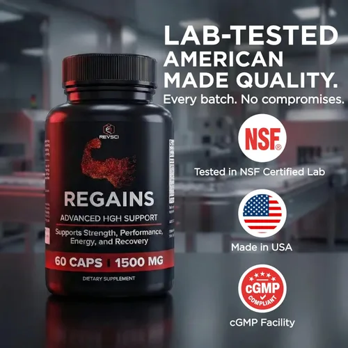 Miniatura 6 de Suplementos HGH para hombres y mujeres - REGAINS paquete de inicio, péptidos anabólicos para el crecimiento muscular, recuperación muscular