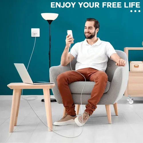 Miniatura 6 de Cargador rápido para iPhone, cargador de iPhone de carga rápida, paquete de 2 bloques de cargador de pared USB C, cargadores rápidos para iPhone