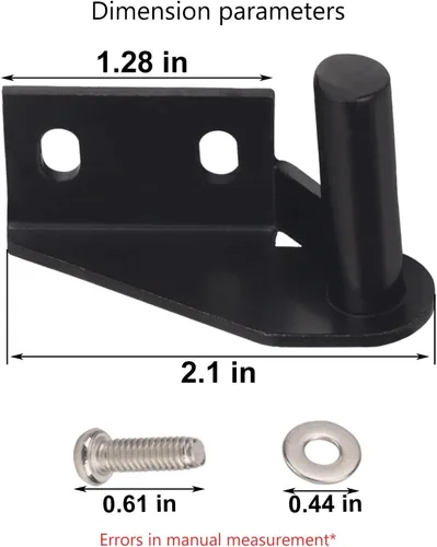 Miniatura 5 de Kit de bisagra de tapa 1 x lado izquierdo y 1 x bisagra lateral derecha compatible con muchos modelos de parrillas Traeg-er bisagras, para el kit