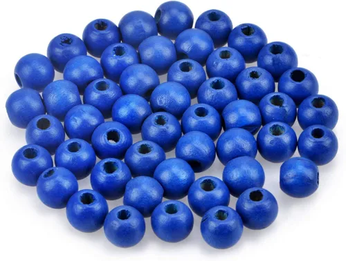 Miniatura 23 de AD Beads Cuentas de madera con espacio libre para manualidades, cuentas de madera con agujero grande surtidas para hacer collares, pulseras