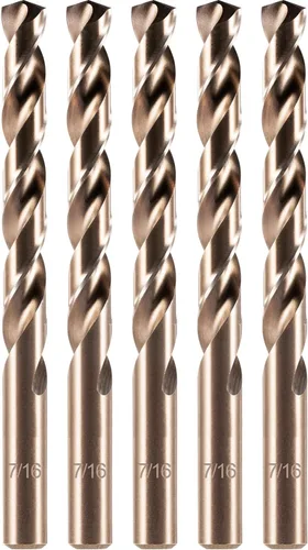 Miniatura 17 de amoolo Juego de brocas de cobalto (1/16"-1/4", 13 unidades), brocas de metal M35 HSS para acero, acero inoxidable, metal duro, hierro fundido