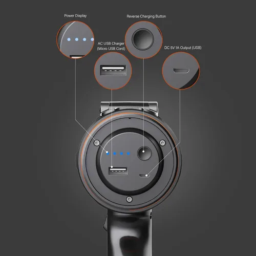 Miniatura 8 de GOODSMANN Spotlight - Foco de barco de 1000 lúmenes, impermeable, recargable, luz marina LED portátil 9212-89201-01A