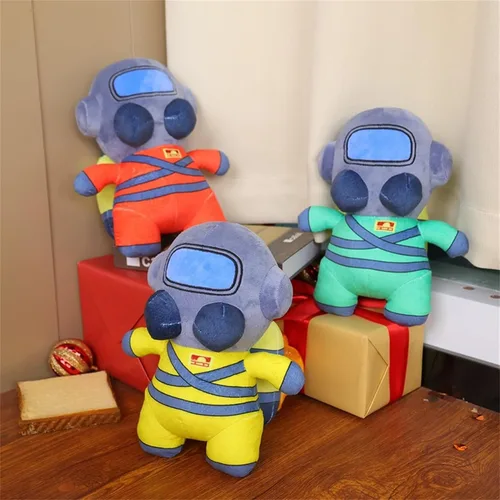 Miniatura 5 de Lethal Company - Peluches de peluche de Employee de 10 pulgadas, regalo ideal para cumpleaños y vacaciones (traje verde)