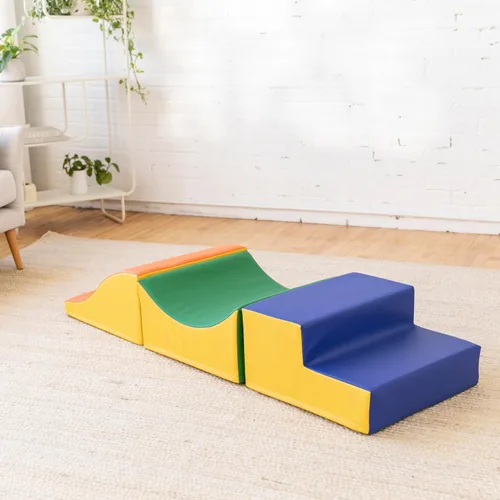 Miniatura 12 de ECR4Kids SoftZone Traversing Trio Climber, juego para principiantes, surtido, 3 piezas Variado