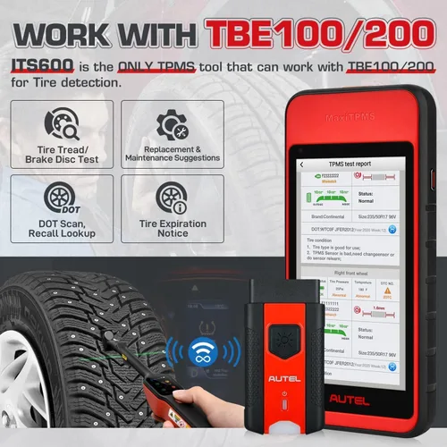 Miniatura 7 de Autel MaxiTPMS ITS600 (E) Herramienta de programación TPMS, 2026 Funciones completas de TPMS como ITS600 Pro Up de TS508WF/ MK808S-TS/ TS900