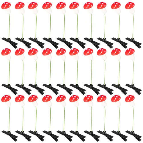 Miniatura 13 de 30 pinzas para el cabello con brotes de frijol, accesorios para el cabello para fiestas, irlandeses (barbacoa)
