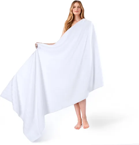 Miniatura 59 de American Soft Linen - Juego de 4 toallas, 100% de algodón turco, 27 x 54 pulgadas, tamaño extragrande, toallas para la ducha, color amarillo