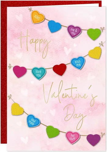 Miniatura 10 de FLYAB Tarjeta de San Valentín con sobre, corazones 3D, regalos para el día de San Valentín, cumpleaños, aniversario, tarjeta del día de la madre