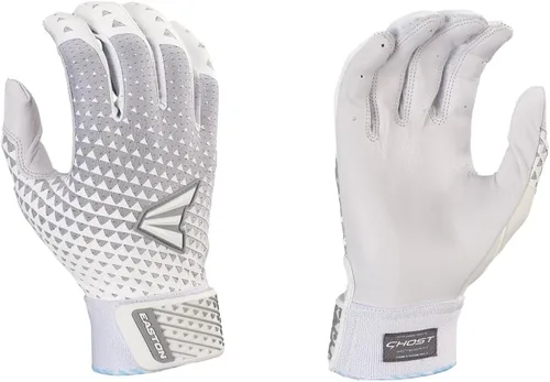 Easton Guantes de bateo de sóftbol Ghost Fastpitch para mujer | Tallas para adultos | Varios colores Blanco/Plata