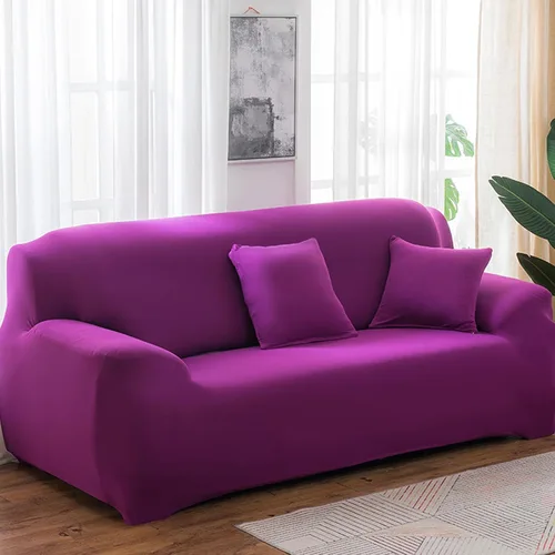 Miniatura 13 de Morbuy Funda súper elástica para sofá, 4 piezas de elastano, funda de sofá modular de color sólido con parte inferior elástica, protector de muebles
