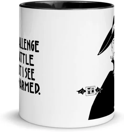 Miniatura 2 de Mary Engelbreit Taza de café divertida, taza de la batalla de ingenios, taza sarcástica con frase, bonita y novedosa, taza de café divertida, regalo