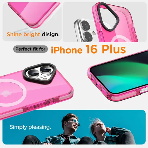 Miniatura 12 de AICase Funda protectora para iPhone 16 compatible con iPhone 16, delgada, ligera, transparente [no amarillenta] Diseño vibrante