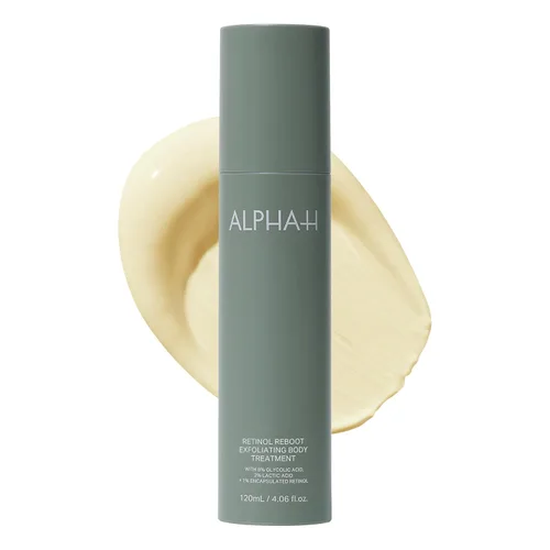 Alpha-H Retinol Reboot Tratamiento Corporal Exfoliante 4.1 fl oz - Firme, Suaviza e ilumina la piel del cuerpo - Reduce la apariencia de líneas