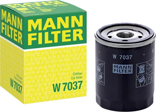 MANN-FILTER W 7037 Filtro de aceite - Coches + Vehículos Comerciales