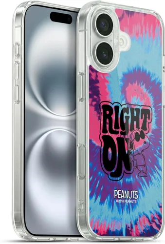 Miniatura 144 de Head Case Designs Funda de gel Woodstock 50th con licencia oficial de Peanuts Snoopy Guitar 1969 [protección de grado militar] compatible con Apple