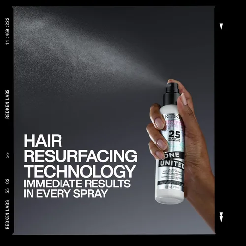Miniatura 6 de Redken One United - Acondicionador sin enjuague todo en uno, tratamiento multibeneficio para todo tipo de cabello, protector térmico y desenredante