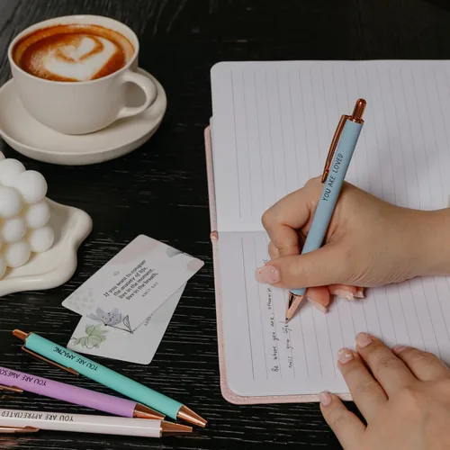 Miniatura 3 de MESMOS Juego de 6 bolígrafos elegantes de tinta fabricados en Alemania para mujeres, ideas de regalo de agradecimiento para maestras, los mejores